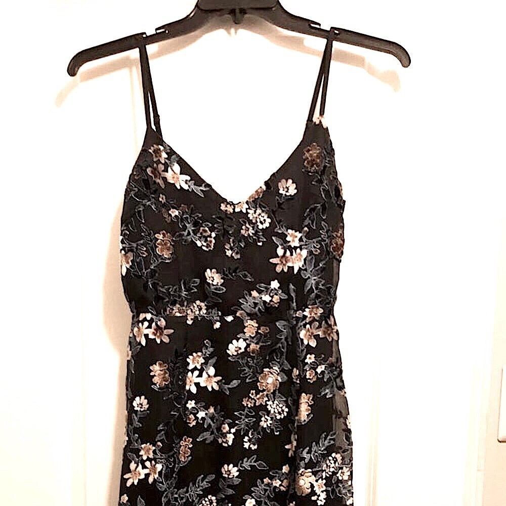 Lulu’s Assymetrical Velvet Dress